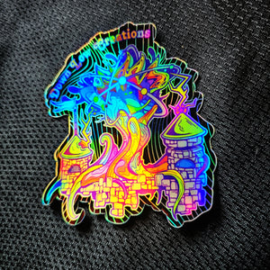 "Atomic Occupancy" Holographic Sticker