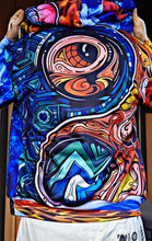 Load image into Gallery viewer, &quot;The Dance&quot; Yin Yang Volcanic vs. Ice Reversible Hoodie