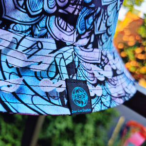 "MUSIC IS THE SOUL" LARGE REVERSIBLE BUCKET HAT