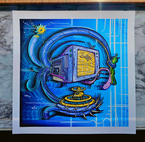 "Feed" 12x12" Print