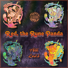 Load image into Gallery viewer, &quot;Red, the Rune Panda&quot; Pin